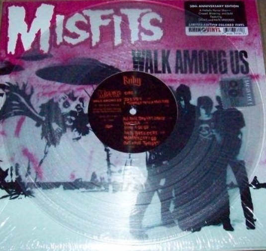 Misfits Walk Among Us RSD limited edition clear vinyl LP For Sale