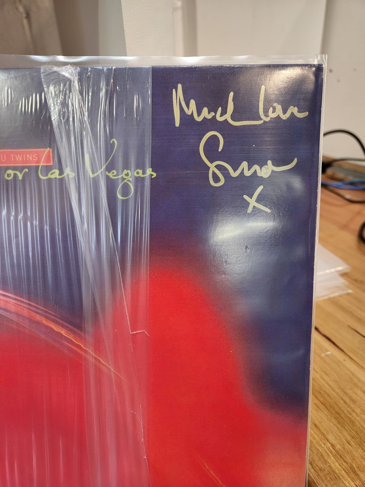 Cocteau Twins Heaven Or Las Vegas remastered vinyl LP SIGNED