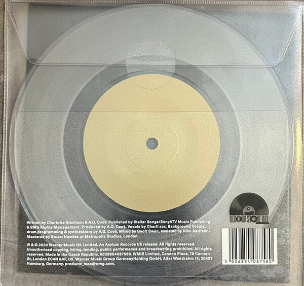 Charli XCX Party 4 U Vinyl 7