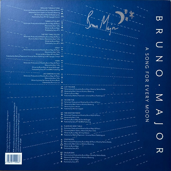 Bruno Major A Song For Every Moon Vinyl LP NEW sealed