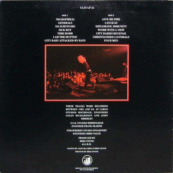 G.B.H. The Clay Years - 1981 To 84 Vinyl LP - Discrepancy Records