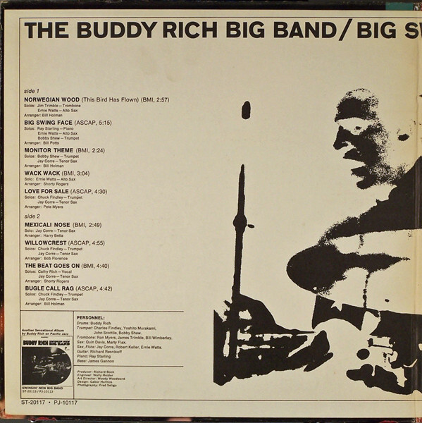 Buddy Rich Big Band - Big Swing Face - VINYL buy new and used at