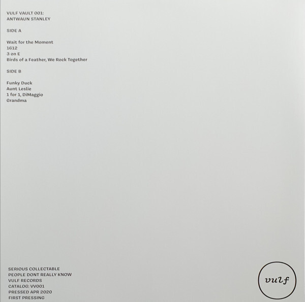 Vulfpeck - Vulf Vault 001: Antwaun Stanley Vinyl buy new and Vulfpeck - Vulf Vault 001: Antwaun Stanley Vinyl buy new and