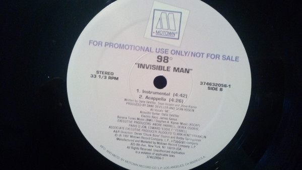 98 Degrees Invisible Man Vinyl - Discrepancy Records
