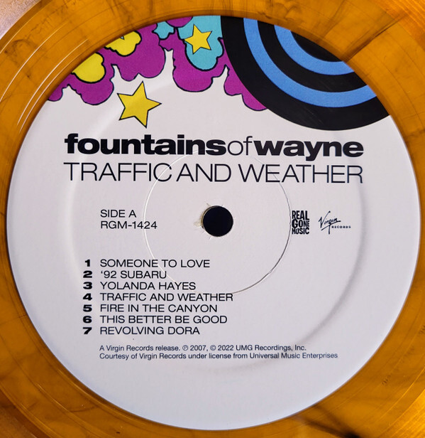 Fountains Of Wayne Traffic And Weather Vinyl LP Discrepancy Records