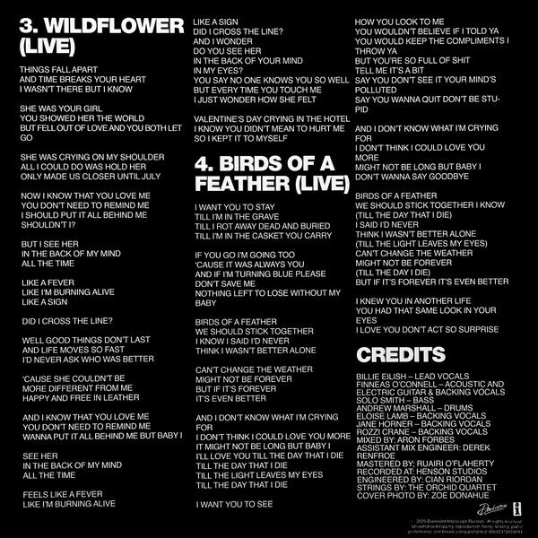 Billie Eilish Live Vinyl - Discrepancy Records