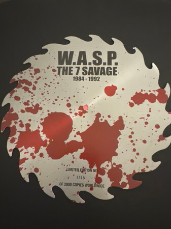 W.A.S.P. The 7 Savage 1984-1992 Vinyl 8 LP Box Set - Discrepancy