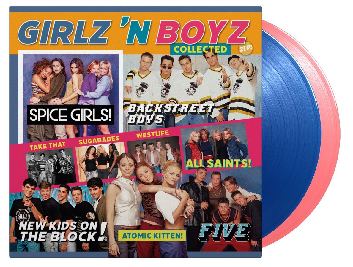 Various Artists Girlz 'n Boyz Collected 180GM BLUE  PINK VINYL 2LP -  Discrepancy Records