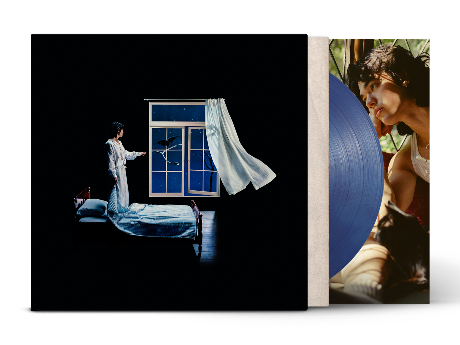 Conan Gray Wishbone 'BEDROOM BLUE' OPAQUE BLUE GALAXY VINYL LP