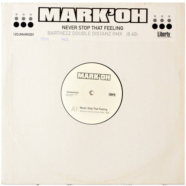 Mark 'Oh Never Stop That Feeling Vinyl buy new and