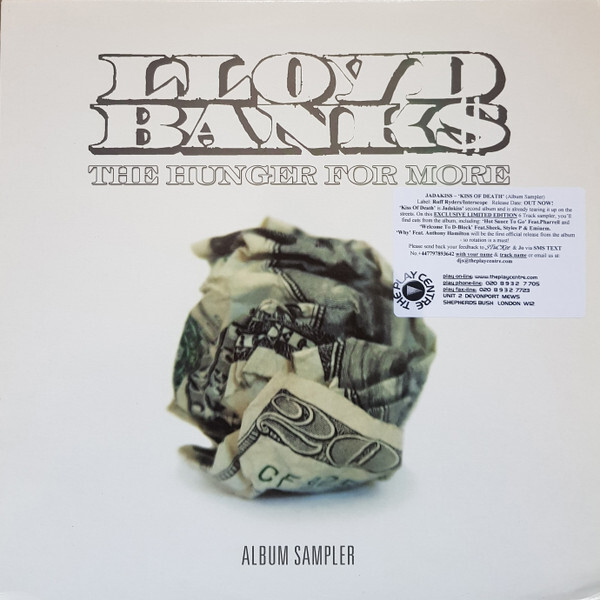 レア LLOYD BANKS 『HUNGER FOR MORE』 2LPレコード 【公式通販】
