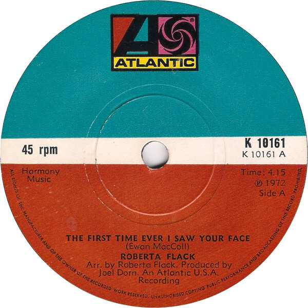 Roberta Flack - The First Time Ever I Saw Your Face Vinyl buy new and ...