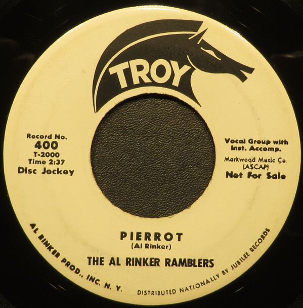 The Al Rinker Ramblers - Pierrot Vinyl buy new and used at Discrepancy ...