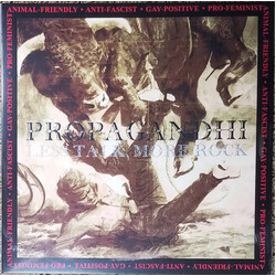 Propagandhi Less Talk More Rock L:imited Clear With Purple Splatter vinyl LP + Slipmat