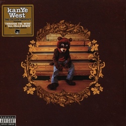 Kanye West College Dropout vinyl LP brown cover DINGED/CREASED SLEEVE