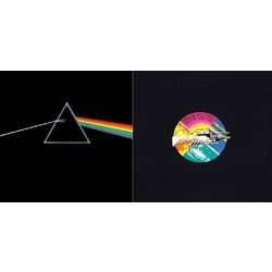 Pink Floyd Dark Side Of The Moon / Wish You Were Here WARNER EU VINYL 2 LP BUNDLE