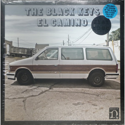 The Black Keys El Camino vinyl 2 LP +CD +giant foldout poster g/f sleeve