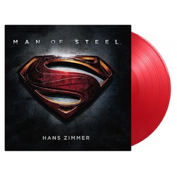 Hans Zimmer ‎Man Of Steel soundtrack vinyl 2 LP #d TRANSLUCENT RED gatefold