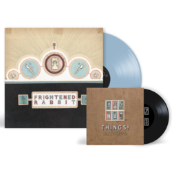 Frightened Rabbit Winter Of Mixed Drinks 10th anny limited ICE BLUE vinyl LP + 7"