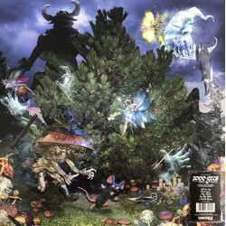 100 Gecs 1000 Gecs And The Tree Of Clues GHOSTLY GREEN vinyl LP DINGED/CREASED SLEEVE