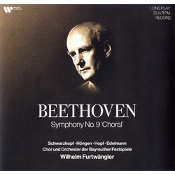 Wilhelm Furtwangler Beethoven Symphony No 9 In D Minor Choral vinyl 2 LP