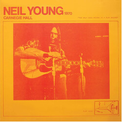 Neil Young Carnegie Hall 1970 vinyl 2 LP