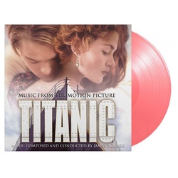 Titanic soundtrack James Horner MOV ltd #d TRANSLUCENT PINK vinyl 2 LP g/f