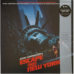 John Carpenter / Alan Howarth John Carpenter's Escape From New York (New Expanded Edition Original Film Soundtrack) Vinyl 2 LP