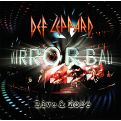 Def Leppard Mirror Ball Live & More BLACK VINYL 3 LP SET