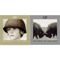 U2 Best Of 1980 - 1990 / 1990 - 2000 2 x vinyl 2 LP sets