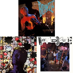David Bowie Let's Dance / Never Let Me Down / Tonight vinyl LPs bundle