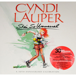 Cyndi Lauper She's So Unusual 30th anny splatter colour vinyl LP +download