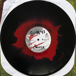 Sum 41 Chuck limited edition BLACK / RED HAZE vinyl LP NEW                            