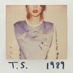 Taylor Swift 1989 BLACK VINYL 2 LP T.S. sleeve