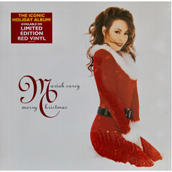 Mariah Carey Merry Christmas limited RED vinyl LP