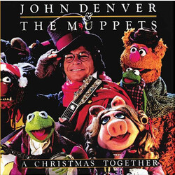 John Denver & The Muppets Christmas Together RED WHITE SPLIT vinyl LP