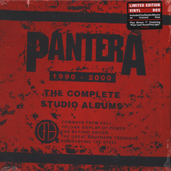 Pantera Complete Studio Albums 1990-2000 coloured vinyl 5 LP / 7" box set (*)