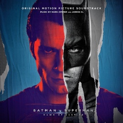 Batman V Superman Dawn Of Justice soundtrack vinyl 3 LP tri-fold sleeve
