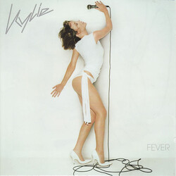Kylie Minogue Fever WHITE vinyl LP 20th anniversary gatefold sleeve - DINGED/CREASED SLEEVE