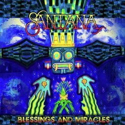 Santana Blessings And Miracles Indie BLUE & YELLOW SPLATTER vinyl 2 LP