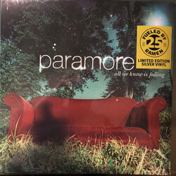 Paramore All We Know Is Falling 25th anniversary limited SILVER vinyl LP