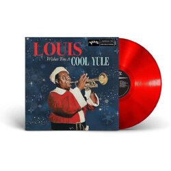 Louis Armstrong Louis Wishes You A Cool Yule RED VINYL LP