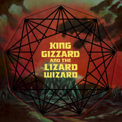 King Gizzard & Lizard Wizard Nonagon Infinity RED BLACK BLOB vinyl LP USED
