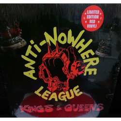 Anti-Nowhere League Kings & Queens RED vinyl LP