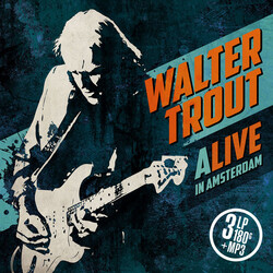 Walter Trout Alive In Amsterdam 180gm Vinyl 3 LP USED ITEM