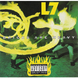 L7 Bricks Are Heavy 2016 reissue RED vinyl LP