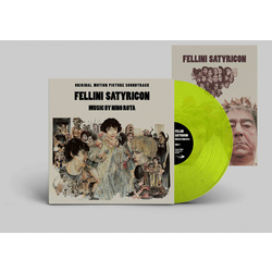 Fellini Satyricon soundtrack Nino Rota TRANS. GREEN vinyl LP
