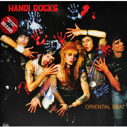 Hanoi Rocks Oriental Beat reissue RED vinyl LP g/f 