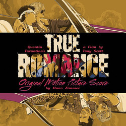 True Romance soundtrack GUNMETAL GREY vinyl LP g/f + purple 7"