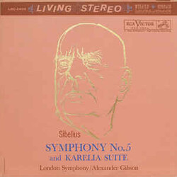 Alexander Gibson Sibelius Symphony No. 5 & Karelia Suite vinyl LP
